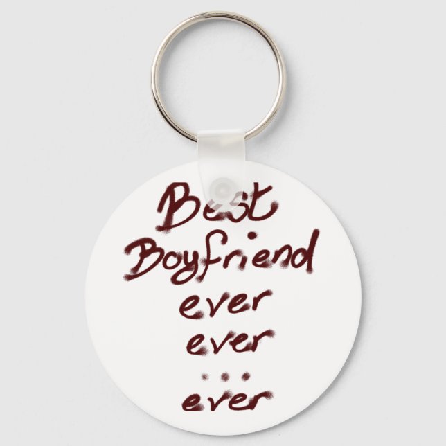 Porte-clés Best boyfriend ever (Recto)