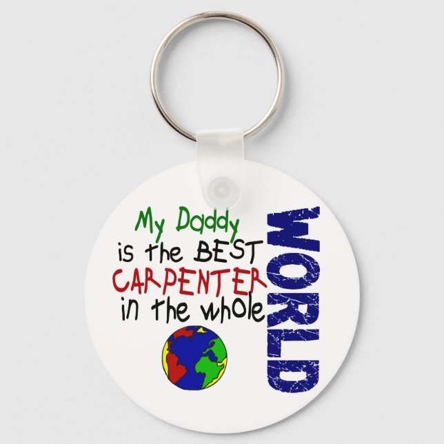 Porte-clés Best Carpenter In World 2 (Papa) (Recto)