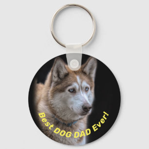 Porte-clés Best Dog Dad Ever Father's Day