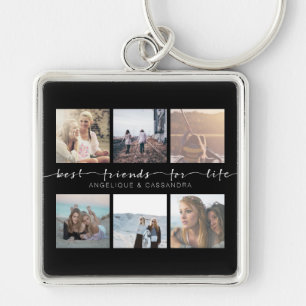 Porte-clés Best Friends for Life Typografy Instagram Photos