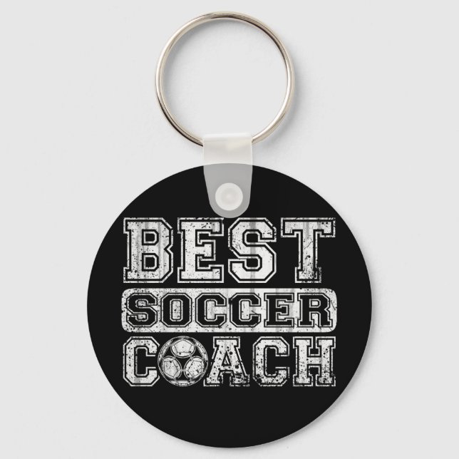 Porte-clés Best Soccer Coach (Recto)