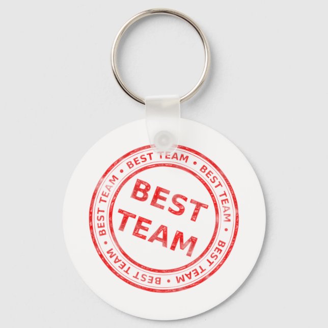 Porte-clés Best Team stamp - prize, first, champion,trophy (Recto)