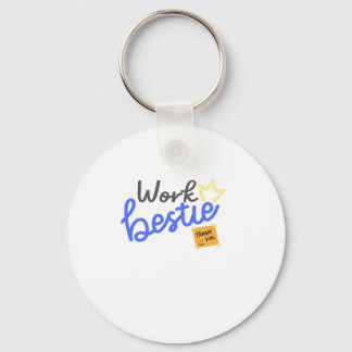 Porte-clés Bestie de travail - Bleu Classique