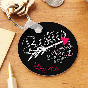 Porte-clés Besties BFF Infinité pour toujours meilleurs amis