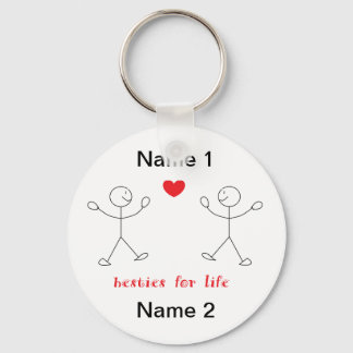 Porte-clés Besties For Life Keychain