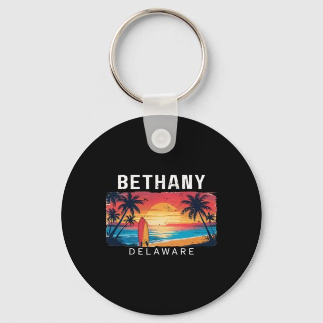 Porte-clés Bethany Beach Delaware Hommes Femmes Surf  (Recto)
