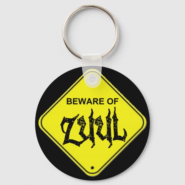Porte-clés Beware of Zuul Keychain (Recto)