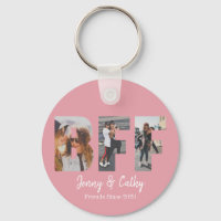BFF 3 Photo Collage Amitié Besties Blush Pink