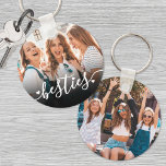 Porte-clés BFF Script meilleur ami photo<br><div class="desc">Créez votre propre meilleur ami personnalisé avec ce porte - clé photo personnalisé, avec votre design préféré sur le devant et une deuxième photo sur le dos. L'avant comprend le mot "besties" en élégante calligraphie en écriture blanche, accentué de petits détails de coeur blanc pour une touche douce et ludique....</div>