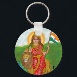 Porte-clés Bharat Mata Keychain<br><div class="desc">Celebrate devotion and patriotism with this Bharat Mata keychain featuring inspiring artwork of the revered Mother India. Symbolizing strength, unity, and national pride, Bharat Mata represents the spirit and culture of India. This keychain is perfect for everyday use on keys, bags, or accessories while expressing love for the nation and...</div>
