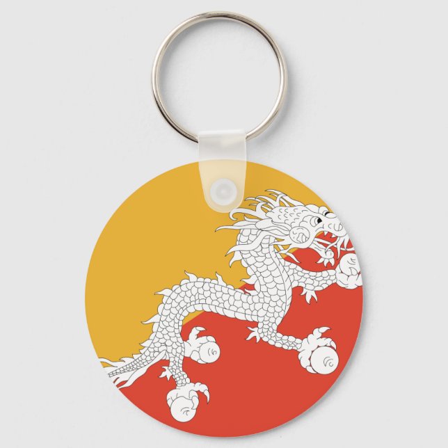 Porte-clés Bhutan Flag (Recto)