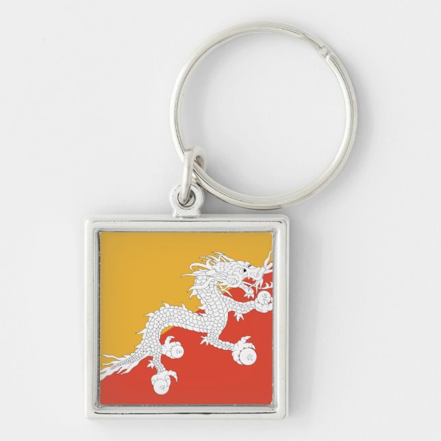 Porte-clés Bhutan Flag (Devant)