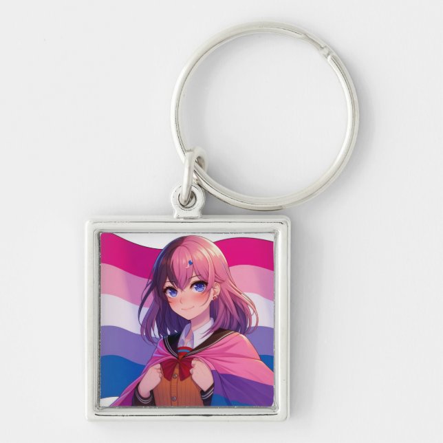 Porte-clés Bi Anime (Devant)