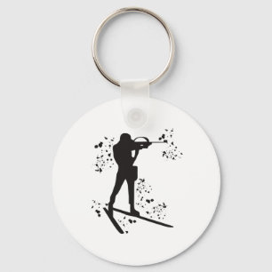 Porte-clés Biathlète Biathlon de ski nordique 10