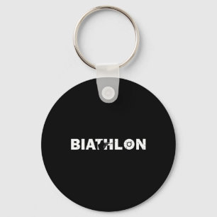 Porte-clés Biathlon Funny Biathlète tir Cible Ski Sp