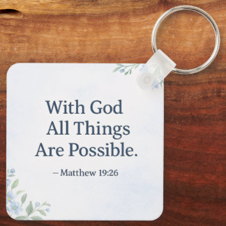 Porte-clés Bible Verse Keychain He Restores My Soul
