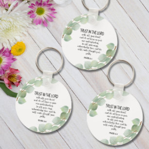 Porte-clés Bible Verse Porte - clé rond