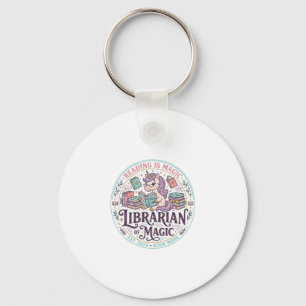Porte-clés Bibliothécaire Licorne de Magie Produit Original G
