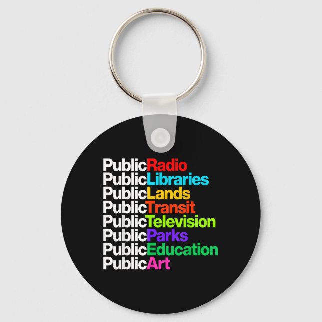 Porte-clés Bibliothèques de radio publique Terres Transit Ted (Recto)