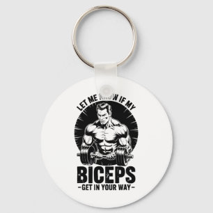 Porte-clés Biceps drôles Fitness Bodybuilding Haltérophilie