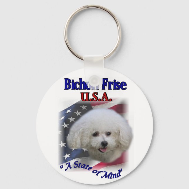 Porte-clés Bichon Frise Gifts (Recto)