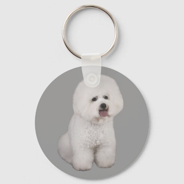 Porte-clés Bichon Frise Precious Porte - clé (Recto)