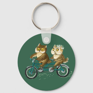 Porte-clés Bicycle owls