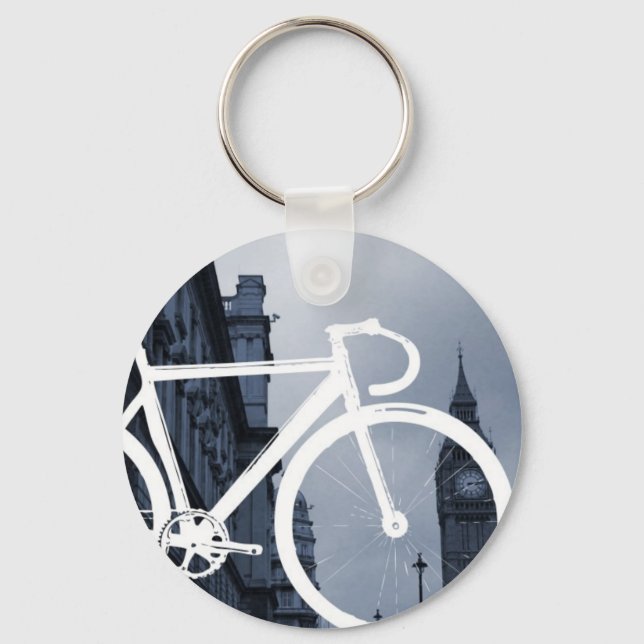 Porte-clés Bicyclette London Track (Recto)