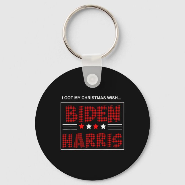 Porte-clés Biden Kamala Harris 2020 Noël (Recto)