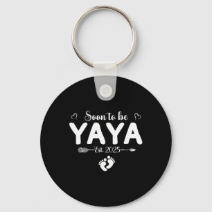 Porte-clés Bientôt Être Yaya 2025 Fête des Mères Première Fêt