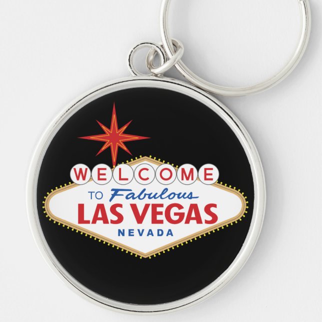 Porte-clés Bienvenue à Fabulous Las Vegas, Nevada (Devant)