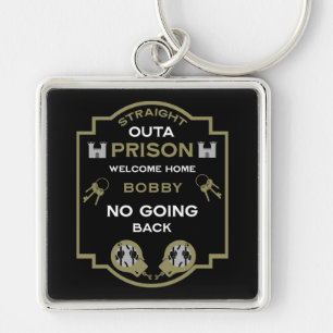Porte-clés Bienvenue à la maison après la prison