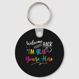 Porte-clés Bienvenue Ck Je Suis Heureux Que Vous Soyez Ici Ck