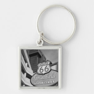 Porte-clés Bienvenue En Niveaux De Gris Springfield