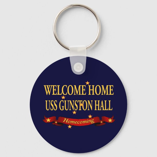 Porte-clés Bienvenue Maison USS Gunston Hall (Recto)