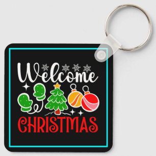 Porte-clés Bienvenue Noël
