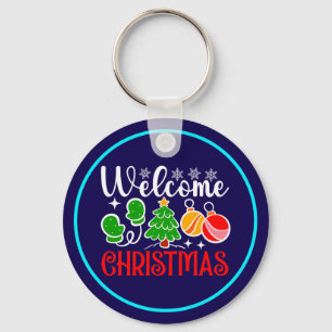 Porte-clés Bienvenue Noël