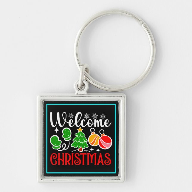 Porte-clés Bienvenue Noël-63758 (Devant)
