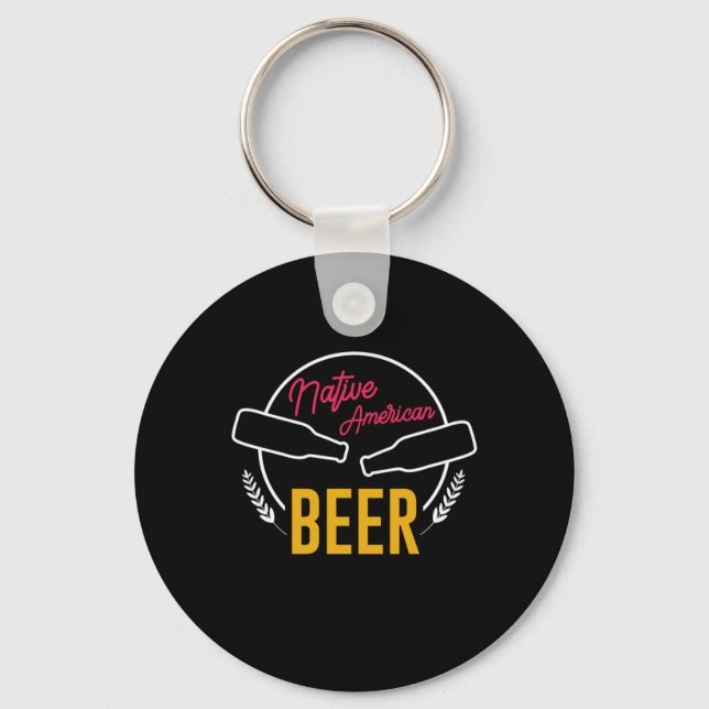 Porte-clés Bière amérindienne (Recto)