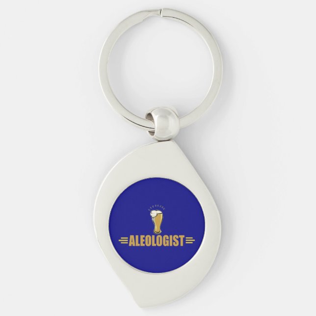 Porte-clés Bière et Ale drôle (Devant)