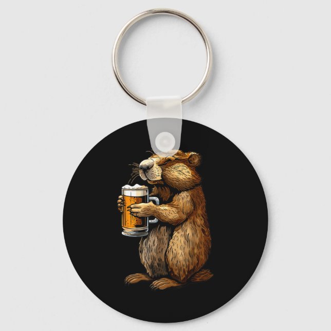 Porte-clés Bière Groundhog  (Recto)