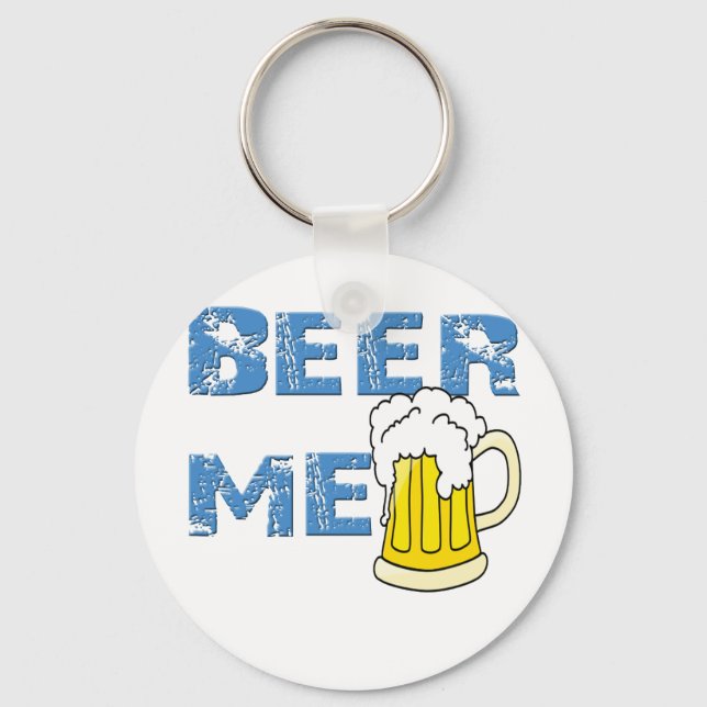 Porte-clés bière me marre (Recto)