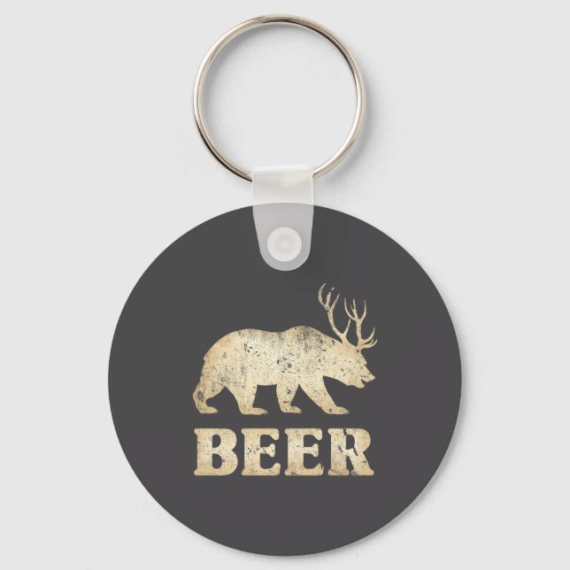 Porte-clés Bières anciennes Bear Deer  (Recto)