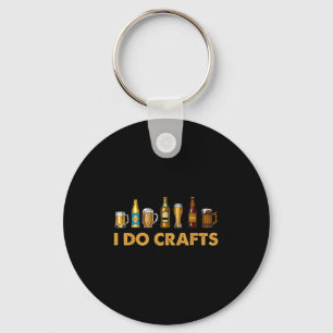 Porte-clés Bières artisanales vintage Je fais de l'artisanat