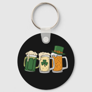 Porte-clés Bières irlandaises Drapeau de l'Irlande Fête de la