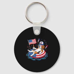 Porte-clés Bières rétro beagle usa 250e anniversaire 4