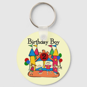 Porte-clés Big Bounce Boy 2nd Birthday Tshirts et cadeaux