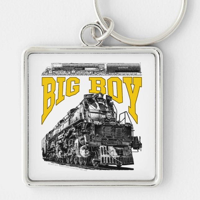 Porte-clés Big Boy 4014 Steam Loco. Union Pacific Class 4000 (Devant)