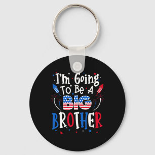 Porte-clés Big Brother Cute 4 juillet Annonce de grossesse