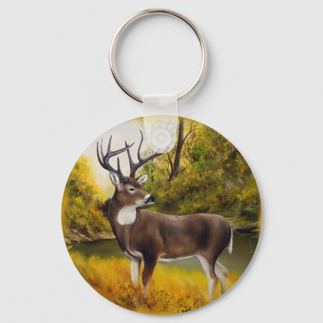 Porte-clés Big Daddy Deer debout dans le porte - clé de bosqu (Recto)